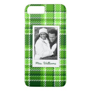 Coque iPhone 8 Plus/7 Plus Photo faite sur commande et motif Checkered nommé