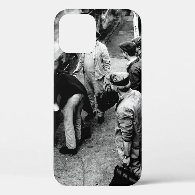 COQUES Case-Mate iPhone PHOTO GRAYSCALE D'HOMMES À BESOIN DU TRAIN 60163 (Verso)