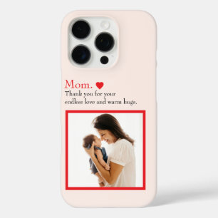 Coques iPhone 16 Pro Photo "Maman" personnalisée Boîtier de téléphone a