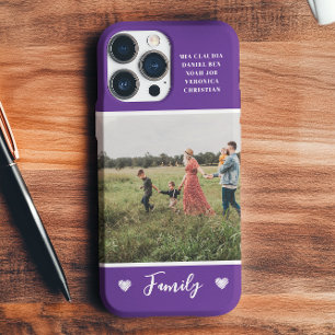 Coques iPhone 16 Photo moderne couleur violet