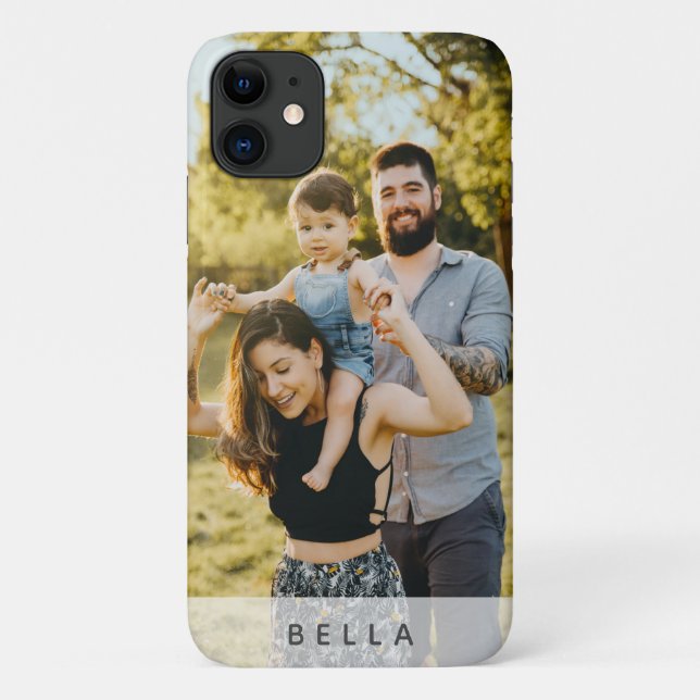 Coques Case-Mate iPhone Photo moderne | Nom Famille Simple Gorgeous Cute (Dos)