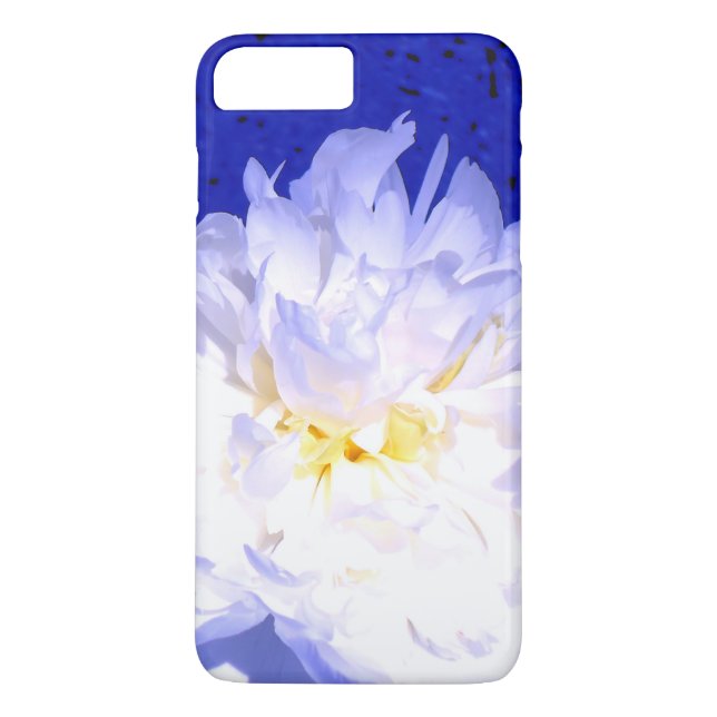 Coques Case-Mate iPhone Photo Peony blanc et violet (Dos)