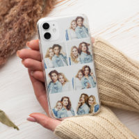 Photo personnalisée Collage 7 photos Carrés Blanc