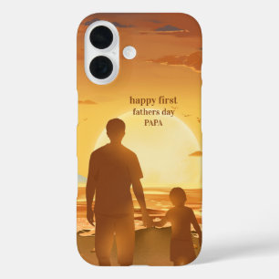 Coques iPhone 16 Photo personnalisée ''Joyeux premier anniversaire