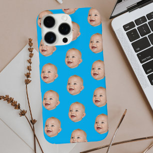 Coques iPhone 16 Pro Max Photo personnalisée Motif visage bébé personnalisé