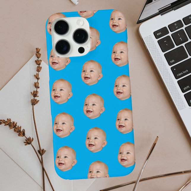 Coques Case-Mate iPhone Photo personnalisée Motif visage bébé personnalisé (Créateur téléchargé)