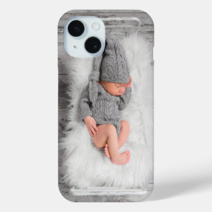 Coque Pour iPhone 15 Photo personnalisée pour bébé