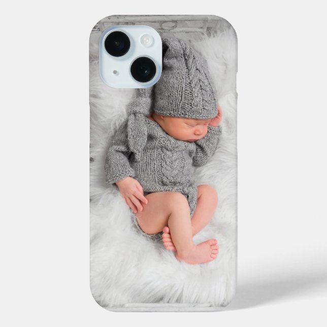 Coques Case-Mate iPhone Photo personnalisée pour bébé (Verso)