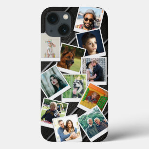 Case-Mate iPhone Case Photo Snapshots Collage Plaques en bois foncé