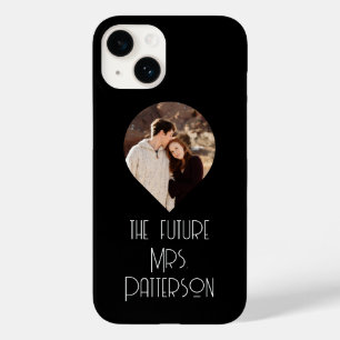 Coque Pour iPhone 14 Photo The Future Mme Modern Bride Script Nom
