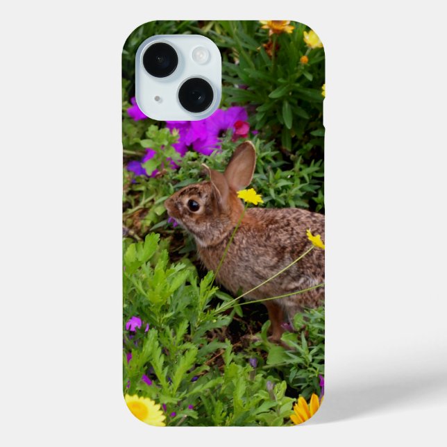Coques Case-Mate iPhone Photographie de lapin Brown sauvage (Verso)