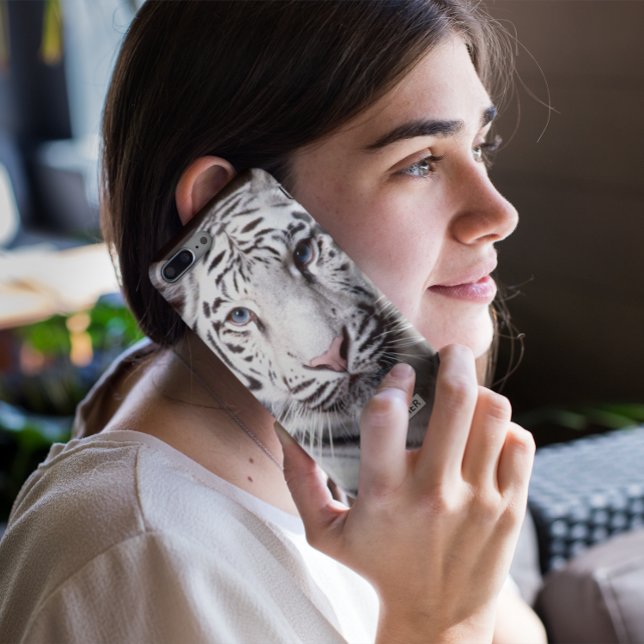 Coques Case-Mate iPhone Photographie du tigre du Bengale blanc Ajouter un  (Créateur téléchargé)