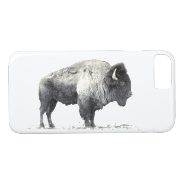 Coques Case-Mate iPhone Photographie historique du bison américain (Dos (Horizontal))
