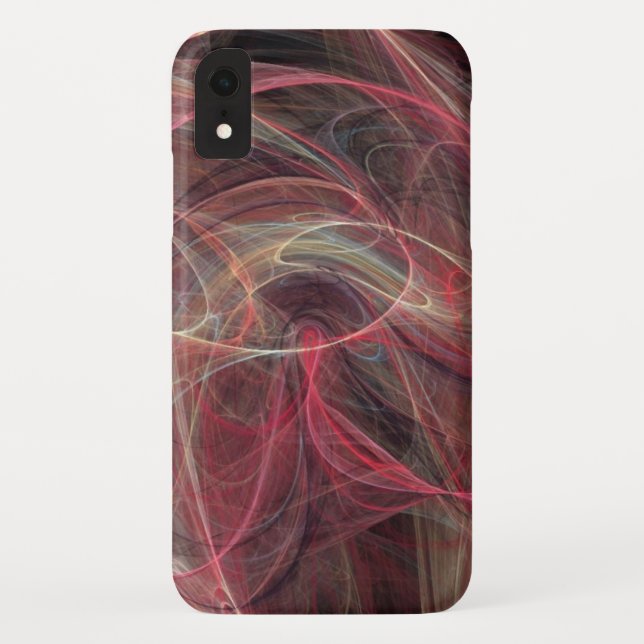 Coques Case-Mate iPhone PHOTON CRAZY Vagues Fractées gris pourpre (Dos)