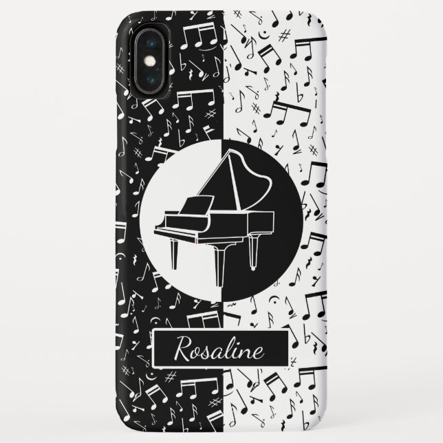 Coques Case-Mate iPhone Piano-amant personnalisé art (Dos)