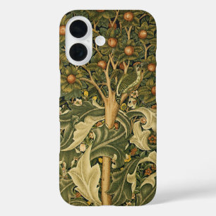 Coques iPhone 16 Pic de William Morris, Art textile Vintage