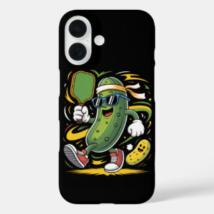Coques iPhone 16 Pickle Jouant au Pickleball