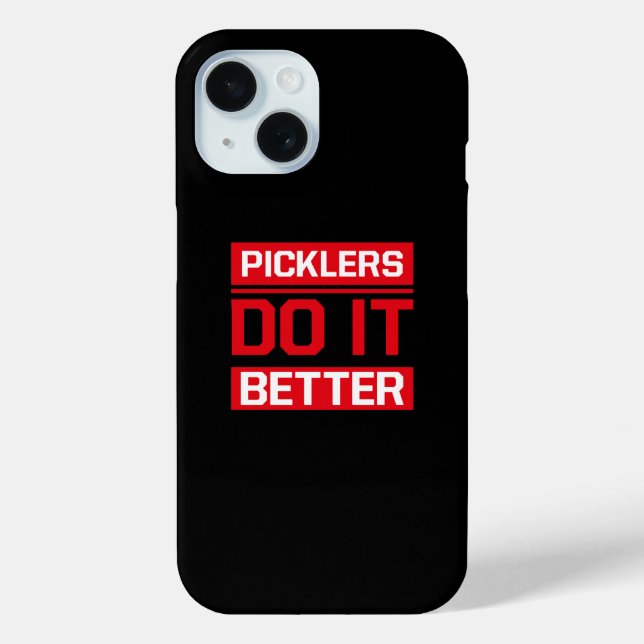 Coques Case-Mate iPhone Picklers le font mieux - Pickleball (Verso)