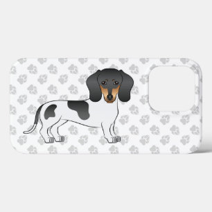 Case-Mate iPhone Case Piebald Noir Et Tan Cheveux Courtes Dachshund & Pâ