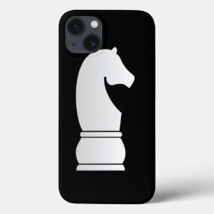 iPhone 13 Coque Pièce d'échecs de chevalier blanc