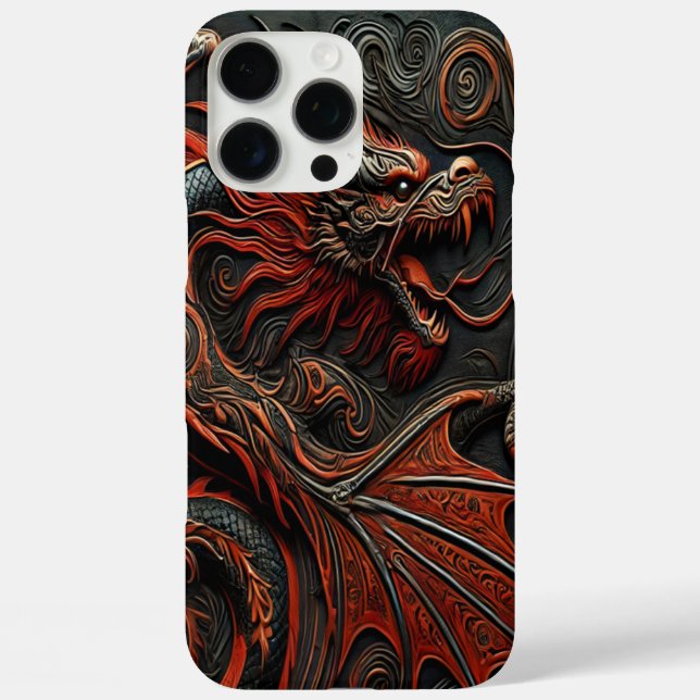 Coques Case-Mate iPhone Pièce maîtresse de dragon (Verso)