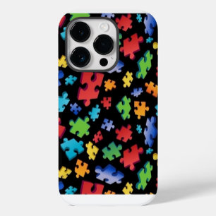 Coque Pour iPhone 14 Pro Pièces du puzzle de l'autisme