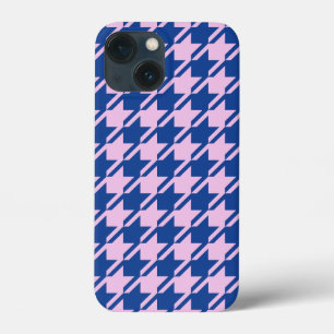 Case-Mate iPhone Case Pied de fond rose+Motif bleu