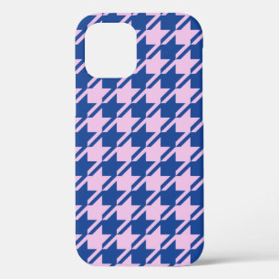Case-Mate iPhone Case Pied de fond rose+Motif bleu