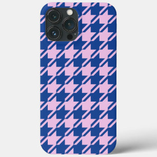 Case-Mate iPhone Case Pied de fond rose+Motif bleu