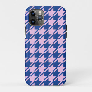 Case-Mate iPhone Case Pied de fond rose+Motif bleu