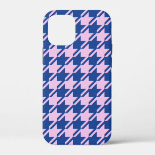 Case-Mate iPhone Case Pied de fond rose+Motif bleu