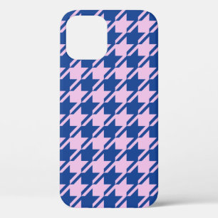 Case-Mate iPhone Case Pied de fond rose+Motif bleu