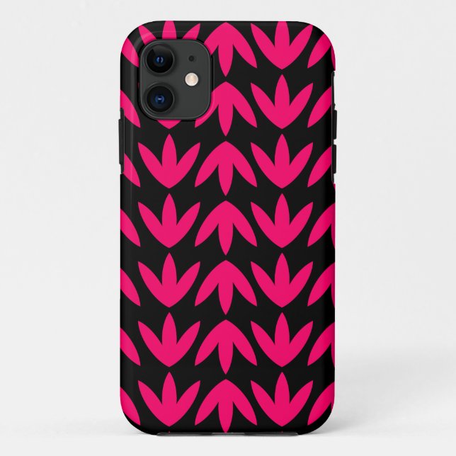 Coques Case-Mate iPhone Pieds d'oiseaux - Neon rouge et noir.pdf (Dos)