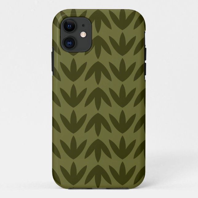 Coques Case-Mate iPhone Pieds d'oiseaux - Nuances d'olive.pdf (Dos)