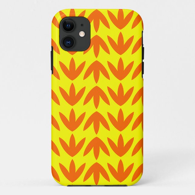 Coques Case-Mate iPhone Pieds d'oiseaux - Orange et Jaune.pdf (Dos)