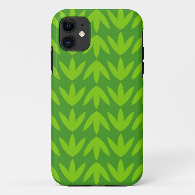 Coques Case-Mate iPhone Pieds d'oiseaux - Tons verts 08.pdf (Dos)