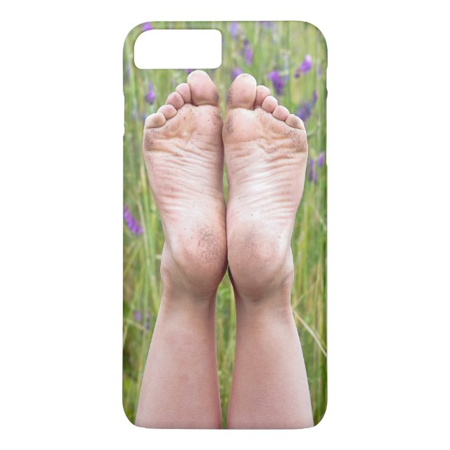 Coques Case-Mate iPhone pieds nus sales en fleur sauvage (Dos)
