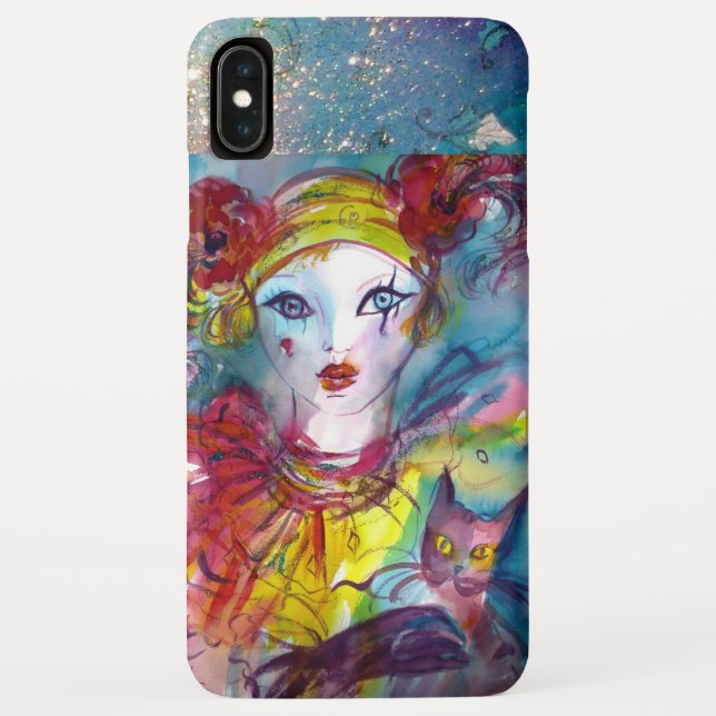 Coques Case-Mate iPhone PIERO AVEC CAT / Carnaval vénitien (Dos)