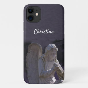 Case-Mate iPhone Case Pierre blanche Statue de l'Ange Chrétien Profond p