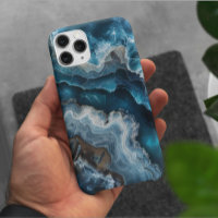 Pierre Bleue Look Agate Macro Photographie