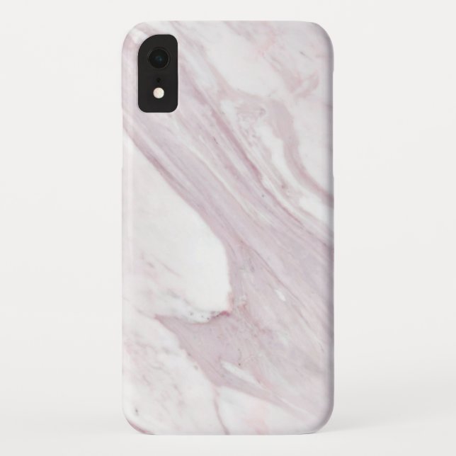 Coques Case-Mate iPhone Pierre De Marbre Blanc Et Azalée (Dos)
