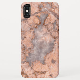 Case-Mate iPhone Case Pierre de marbre rose avec gris