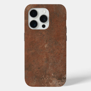 Coque iPhone 15 Pro Pierre de sable naturel Brown