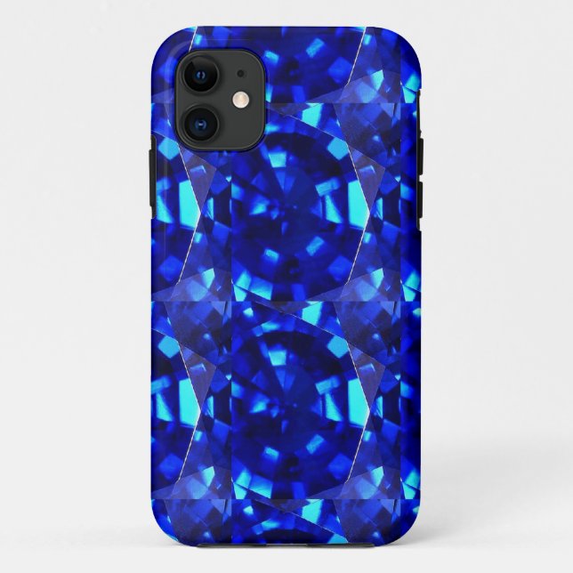 Coques Case-Mate iPhone pierre précieuse bleue (Dos)