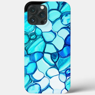 Case-Mate iPhone Case Pierre ronde dans des tons similaires à l'aquamari