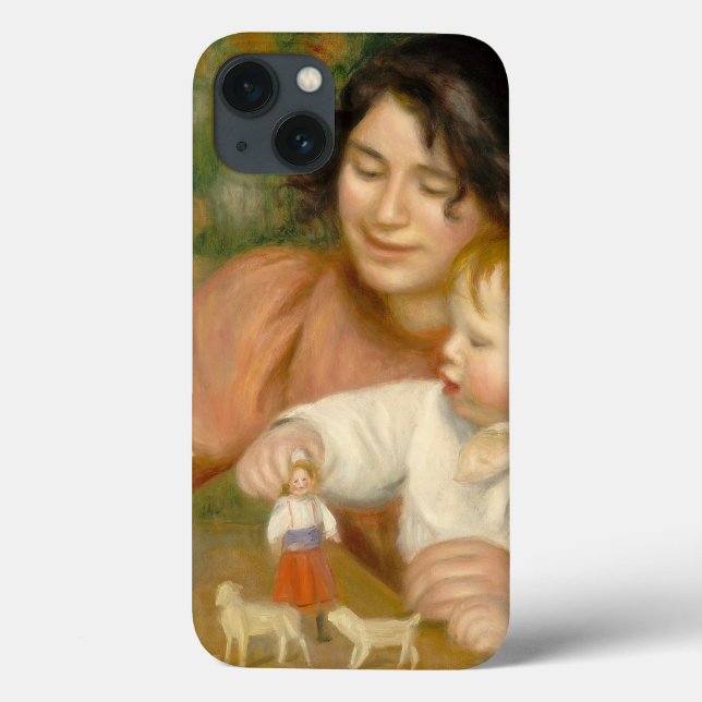 Coques Case-Mate iPhone Pierre un enfant de Renoir | avec des jouets (Verso)