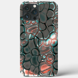 Case-Mate iPhone Case Pierres grises mat de fusion virtuelle en cuivre
