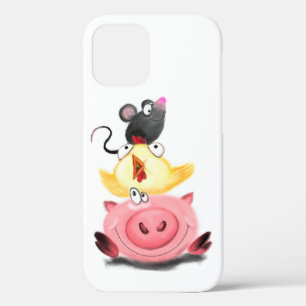 Case-Mate iPhone Case Piggy Chick and Mouse Friends Fun