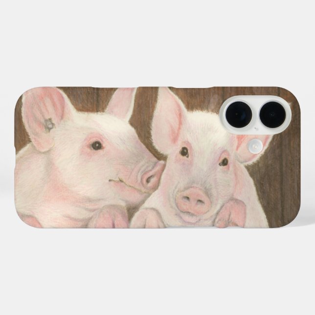 Coques Case-Mate iPhone Piglets (Verso (horizontal))