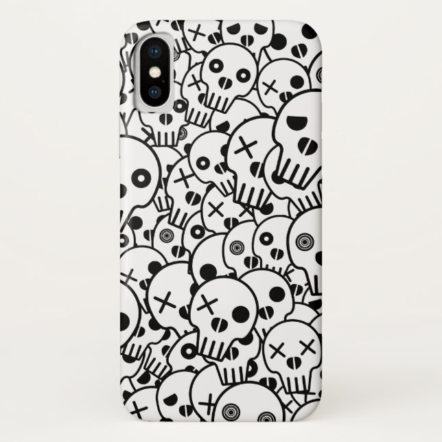 Coques Case-Mate iPhone Pile de crâne (Dos)